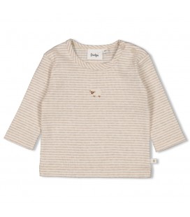 Feetje Longsleeve rib met streep - Sleepy Sheepy