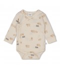 Feetje Wikkelromper AOP - Sleepy Sheepy