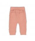Feetje Broek ajour rib - Morning Sun