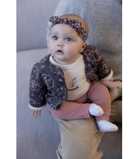 Feetje Legging pointelle rib - Woodland Bloom