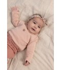 Feetje Longsleeve pointelle rib - Woodland Bloom
