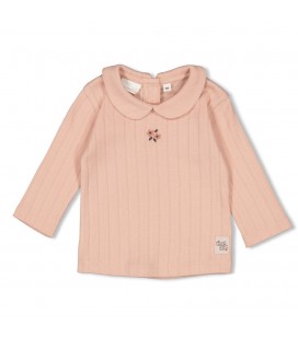 Feetje Longsleeve pointelle rib - Woodland Bloom