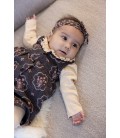 Feetje Longsleeve pointelle rib - Woodland Bloom