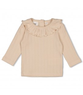 Feetje Longsleeve pointelle rib - Woodland Bloom