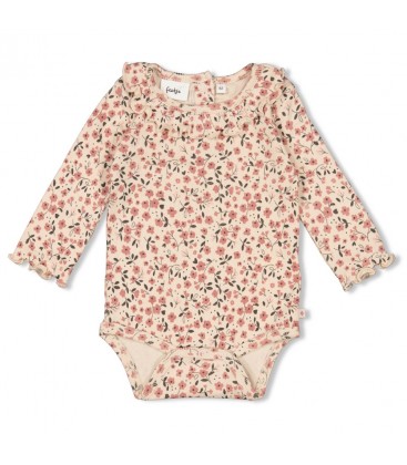 Feetje Romper rib AOP - Woodland Bloom
