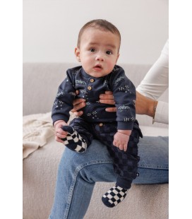 Feetje Geruite broek badstof - Let's Go!