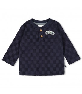 Feetje Longsleeve ruit badstof - Let's Go!