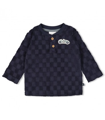 Feetje Longsleeve ruit badstof - Let's Go!