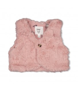 Feetje Fake fur gilet - Swanlake