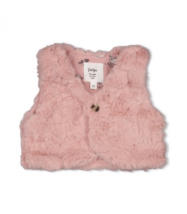 Feetje Fake fur gilet - Swanlake