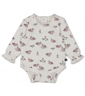 Feetje Romper AOP - Swanlake