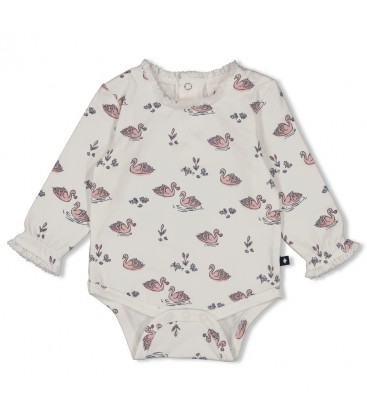 Feetje Romper AOP - Swanlake