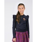 Tonya B.Nosy girls top wit ruffles