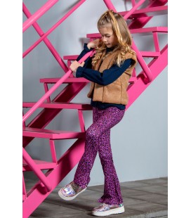 Phoebe B.Nosy girls flared pants