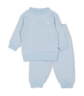 Feetje Wafel Pyjama Baby blauw