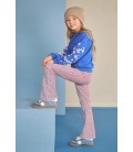 Nono Sady AOP Rib Jersey Flared Pants