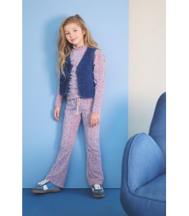 Nono Sady AOP Rib Jersey Flared Pants