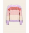 Nono Kendra Fluffy Striped Sweater