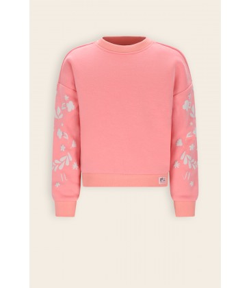 Nono Konono Furry Sweat with Sleeveprint