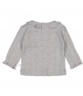 Feetje Longsleeve ajour rib - Fields of Green