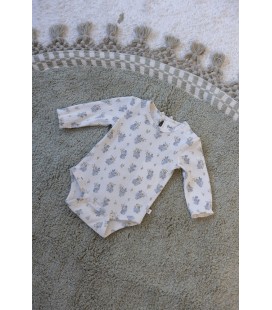 Feetje Romper rib AOP - Fields of Green