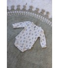 Feetje Romper rib AOP - Fields of Green