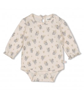 Feetje Romper rib AOP - Fields of Green
