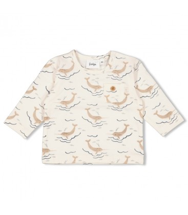 Feetje Longsleeve AOP - Narwal