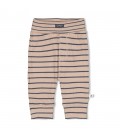 Feetje Broek rib met streep - Narwal