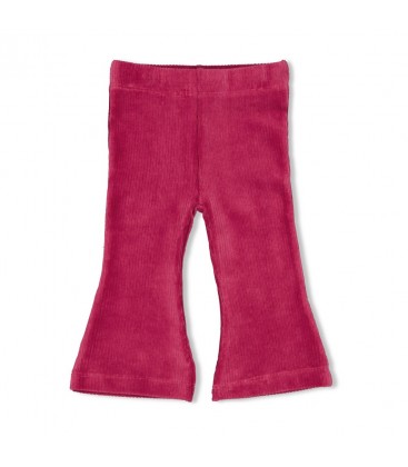 Feetje Flare broek velours rib - Shine Bright