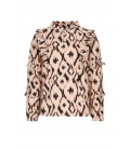 Carlin Flo girls woven blouse with ruffle