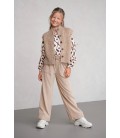 Carlin Flo girls woven blouse with ruffle