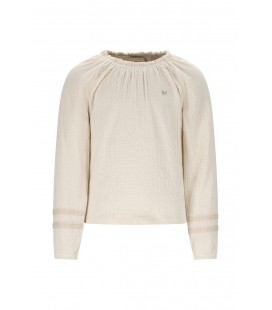 Eli Flo girls jacquard jersey blouse