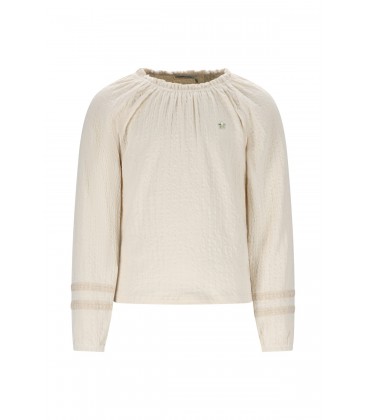 Eli Flo girls jacquard jersey blouse