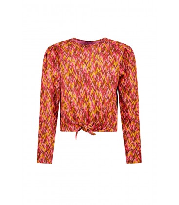 Tori B.Nosy girls top with knot