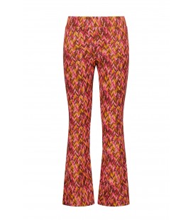 Pepper B.Nosy girls printed flared pants