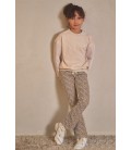 Nono Sady AOP Rib Jersey Flared Pants