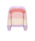 Nono Kendra Fluffy Striped Sweater