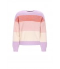 Nono Kendra Fluffy Striped Sweater