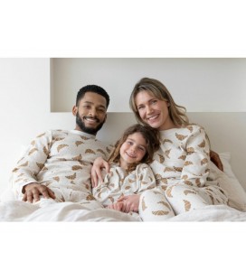 Pyjama Feetje Family Edition Wafel Champagne