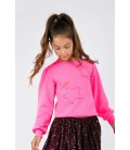 Sophie B.Nosy girls fluo sweater