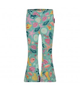 Jubel Flared broek AOP - Lazy Lagoon
