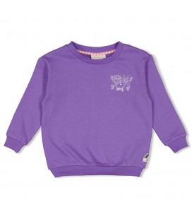 Jubel Sweater met backprint - Rolling into Spring