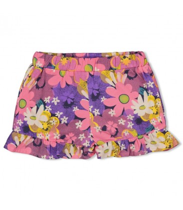 Feetje Short ruches AOP - Rolling into Spring