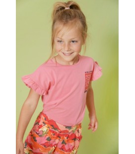 Jubel T-shirt met backprint - Salsa Sunset