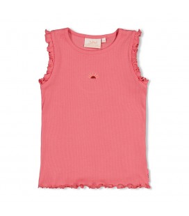 Jubel Singlet rib - Salsa Sunset