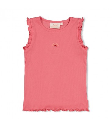 Jubel Singlet rib - Salsa Sunset