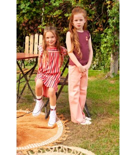 Jubel Singlet rib - Salsa Sunset