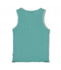 Jubel Singlet pointelle rib - Lazy Lagoon