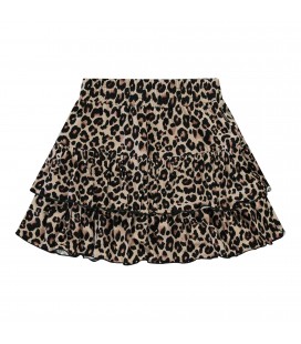 Carsjeans YADAR Skirt Leopard Brown